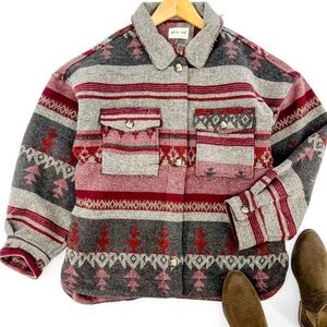 Aztec shacket Jacket